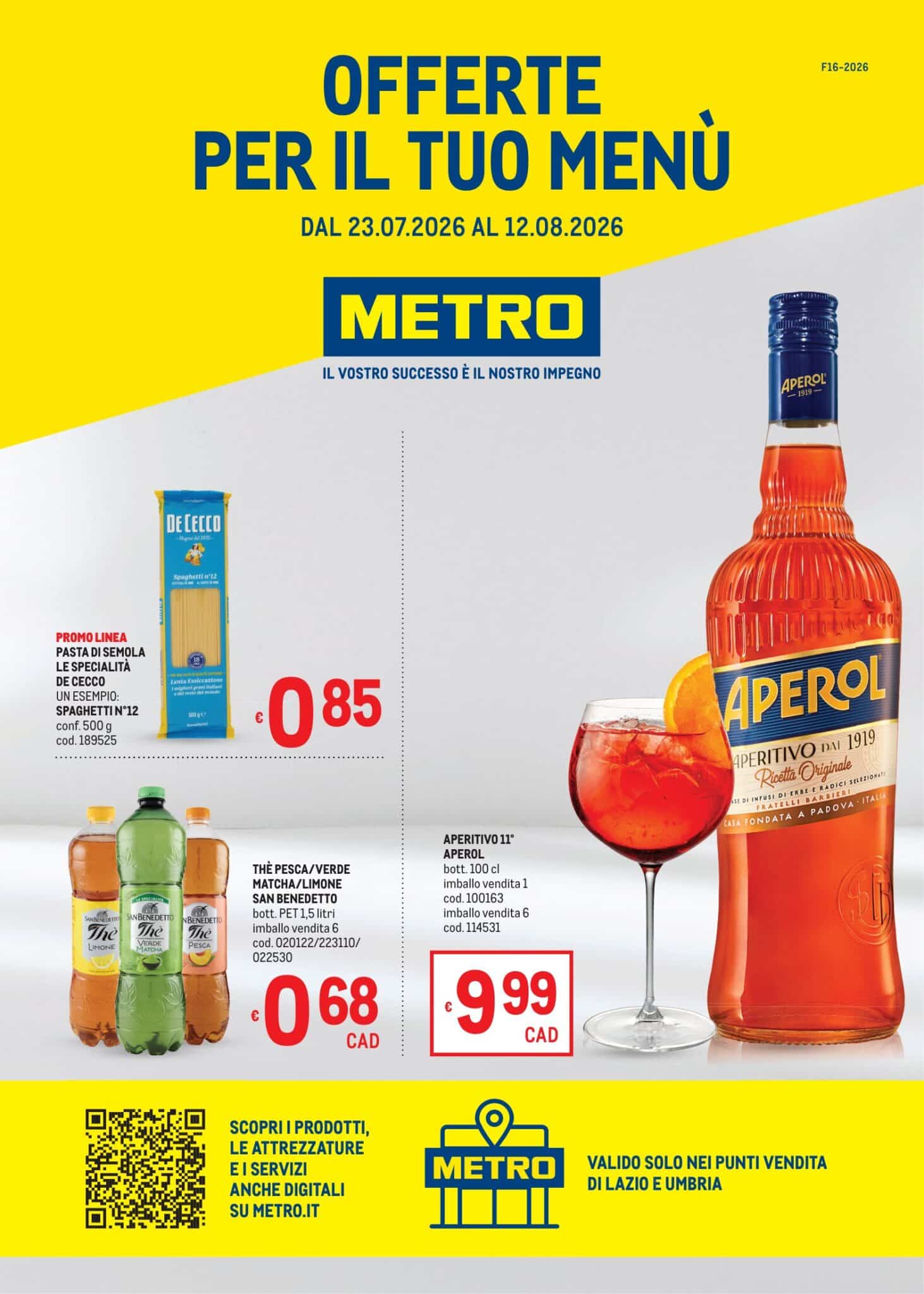 Volantino Metro