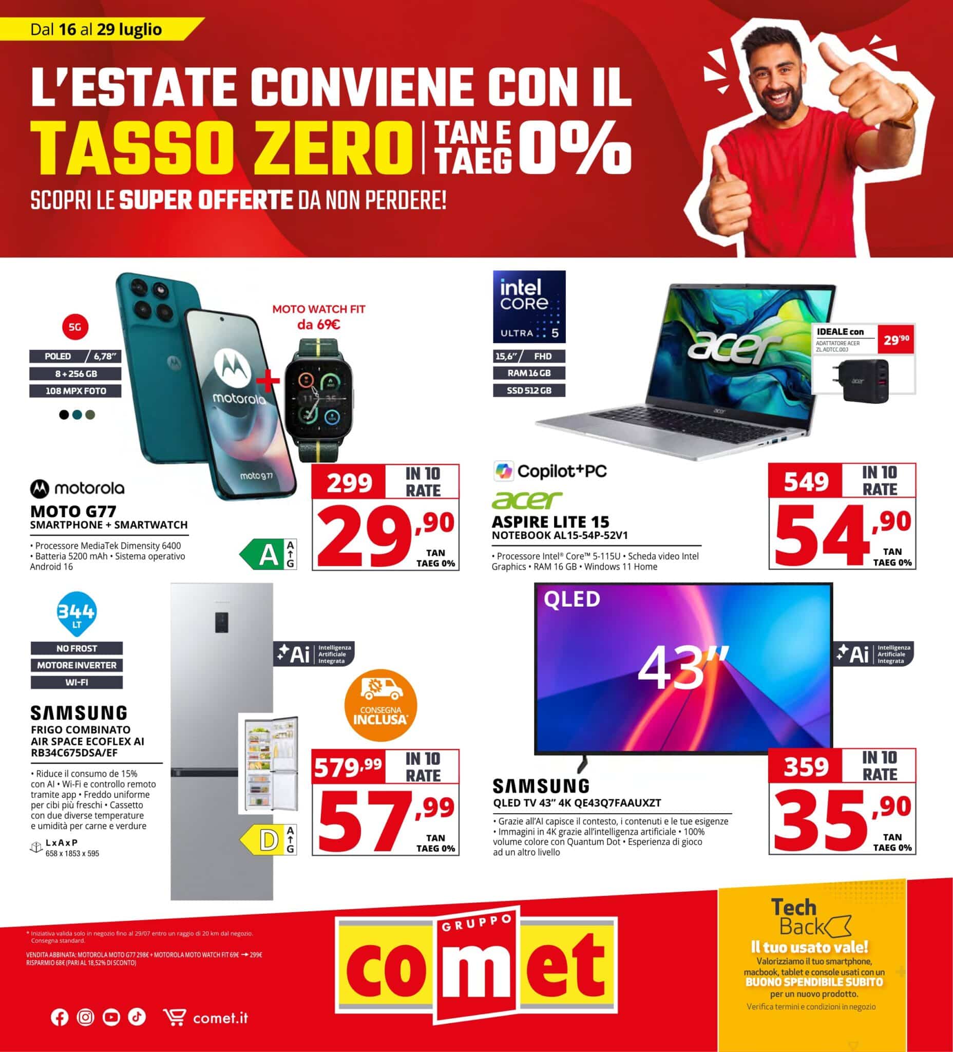 Volantino Comet