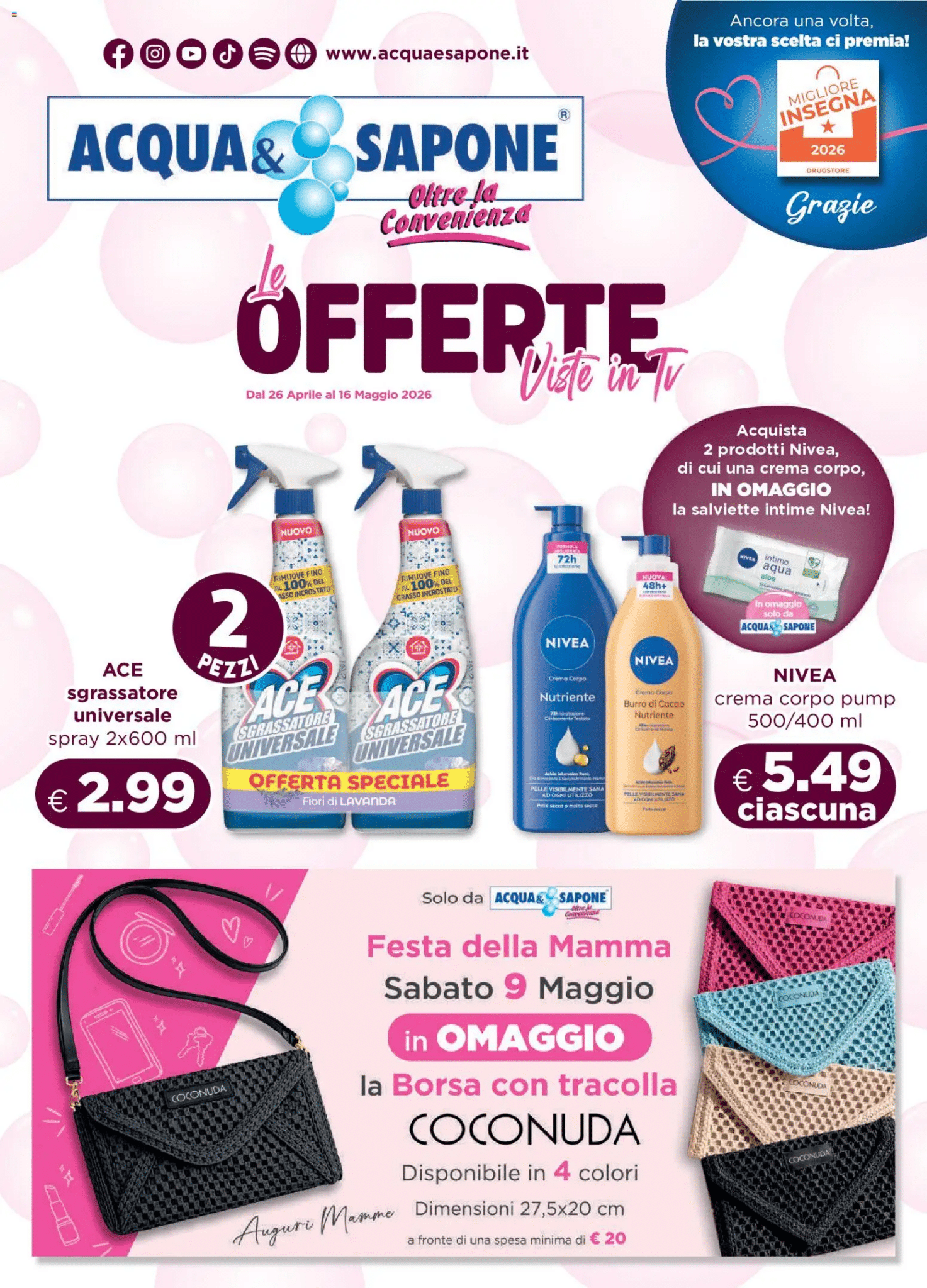 Volantino Acqua & Sapone