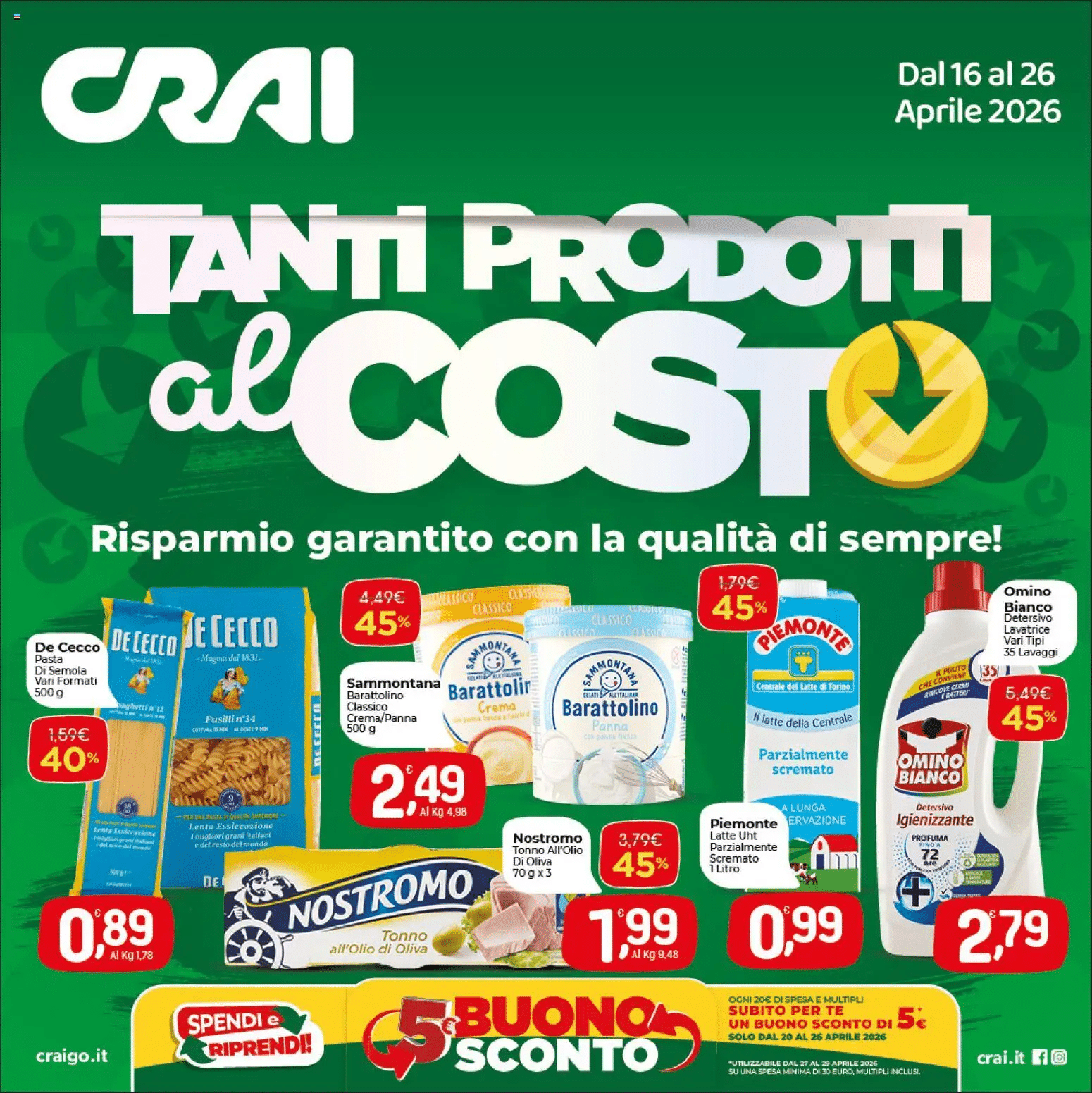 Volantino CRAI Supermercati