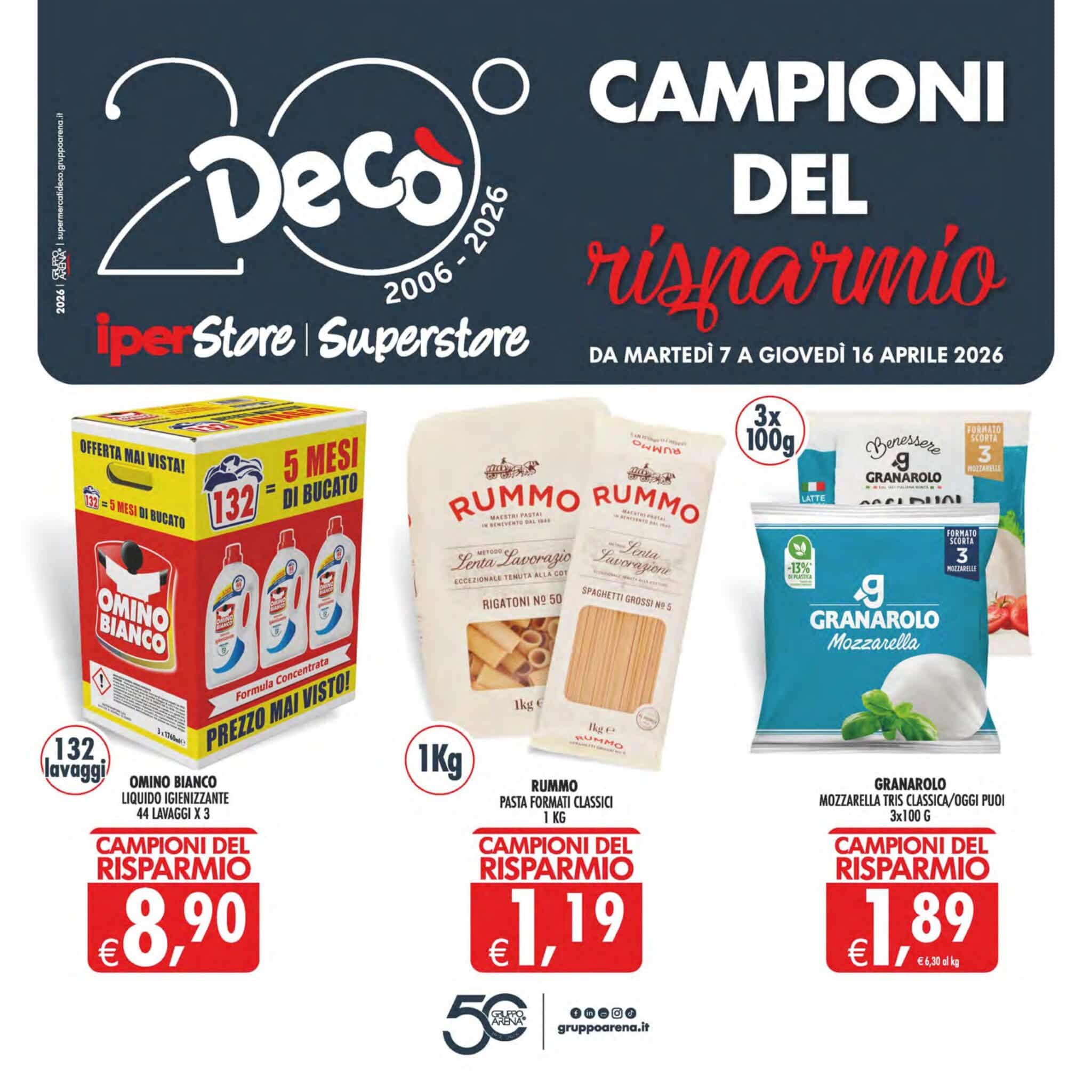 Volantino Decò SuperStore