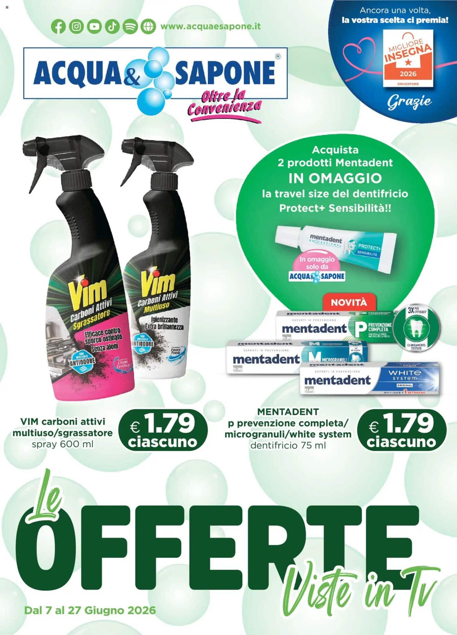 Volantino Acqua & Sapone