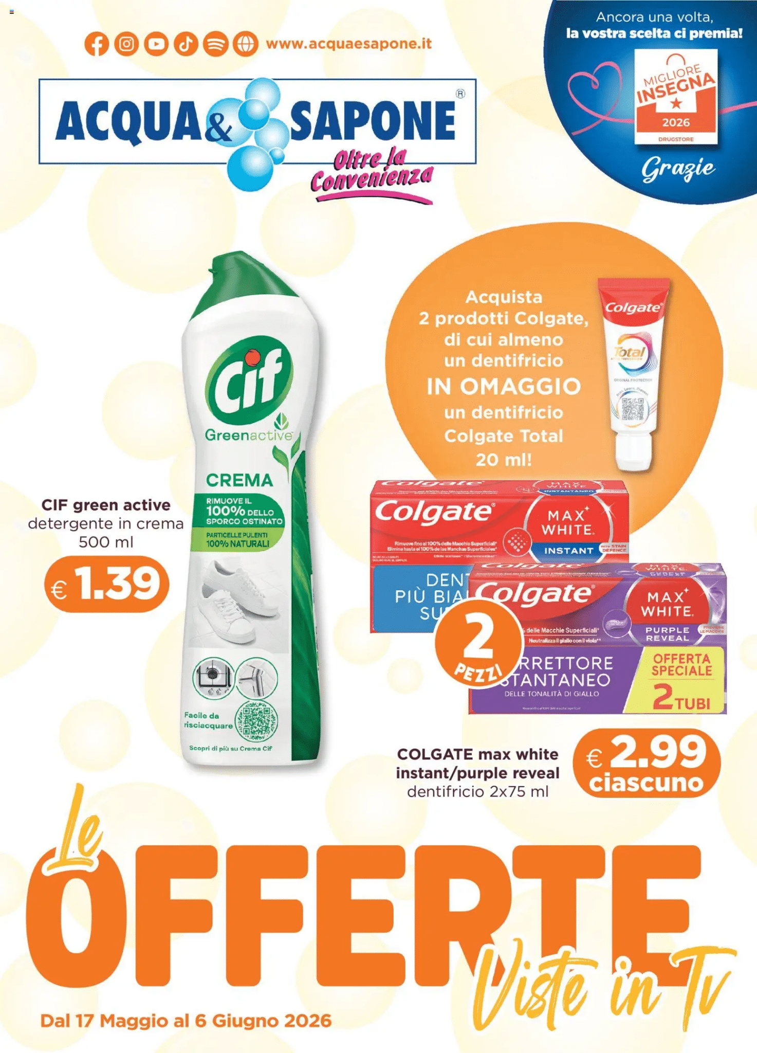 Volantino Acqua & Sapone