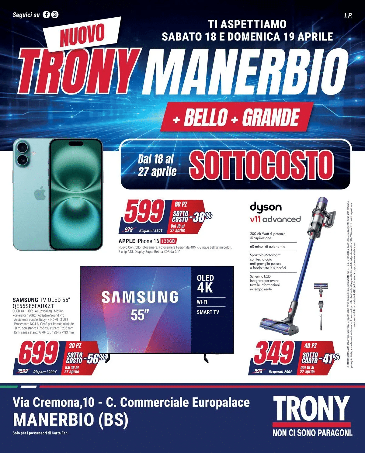 Volantino Trony