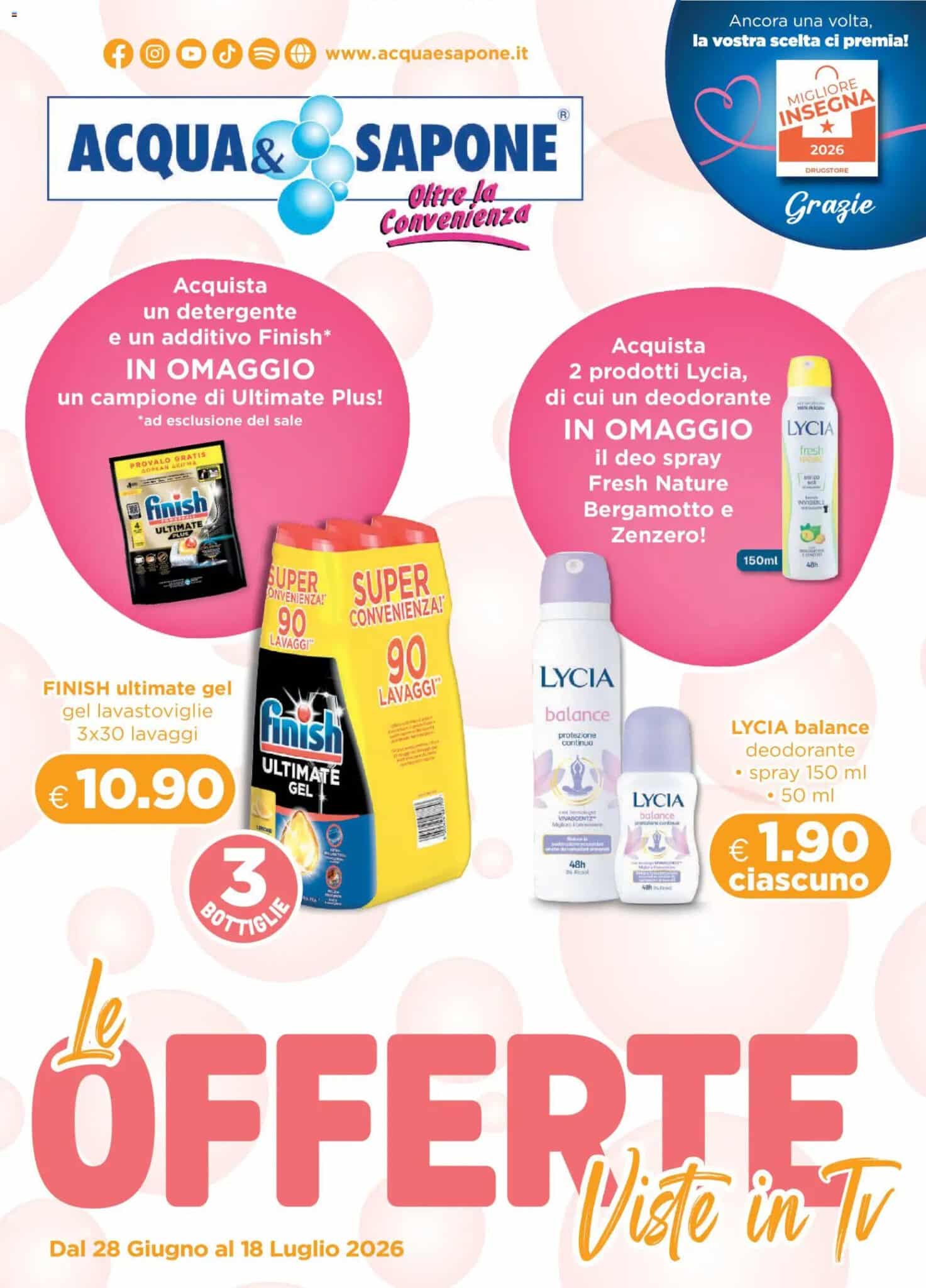 Volantino Acqua & Sapone