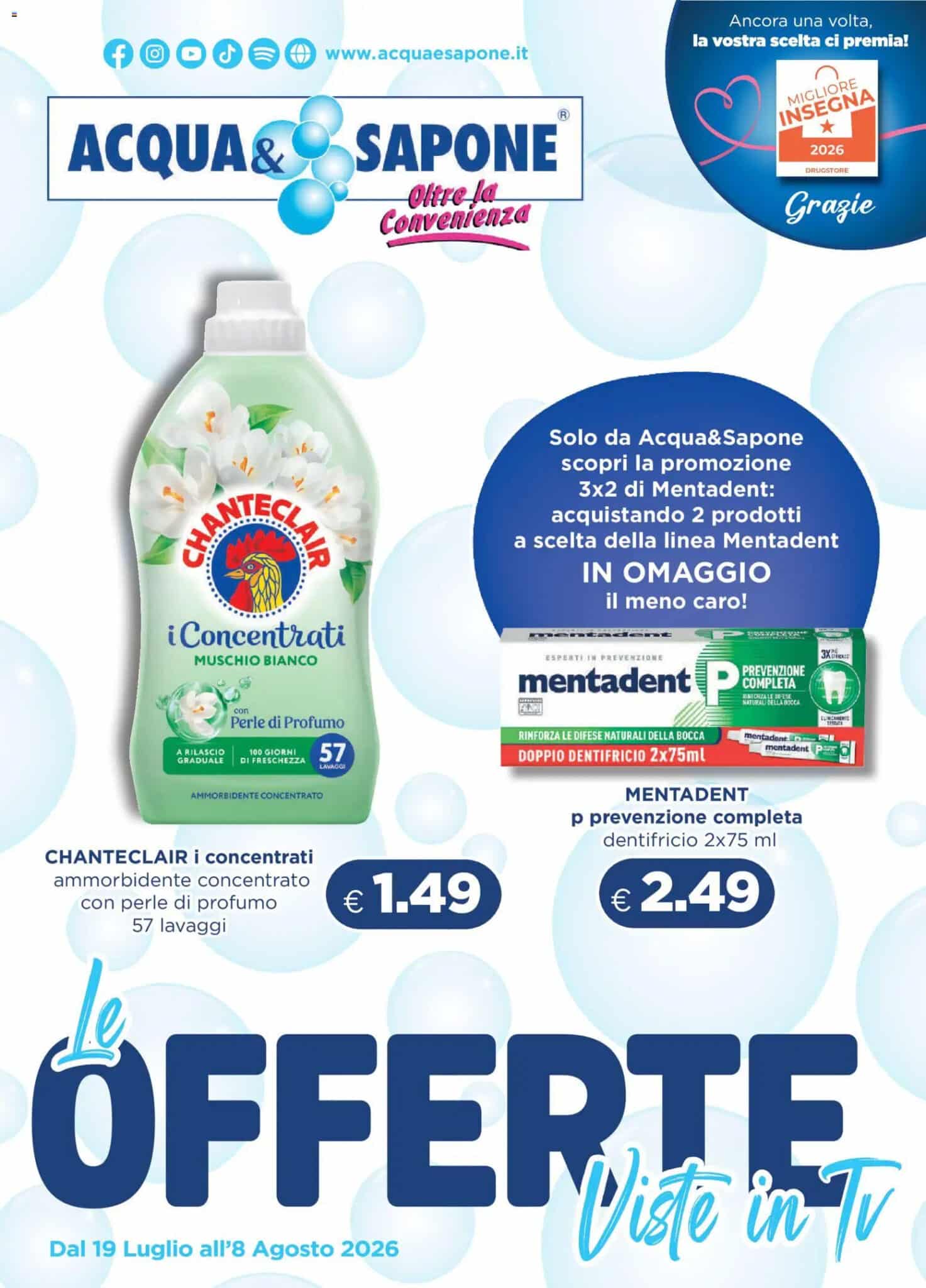 Volantino Acqua & Sapone