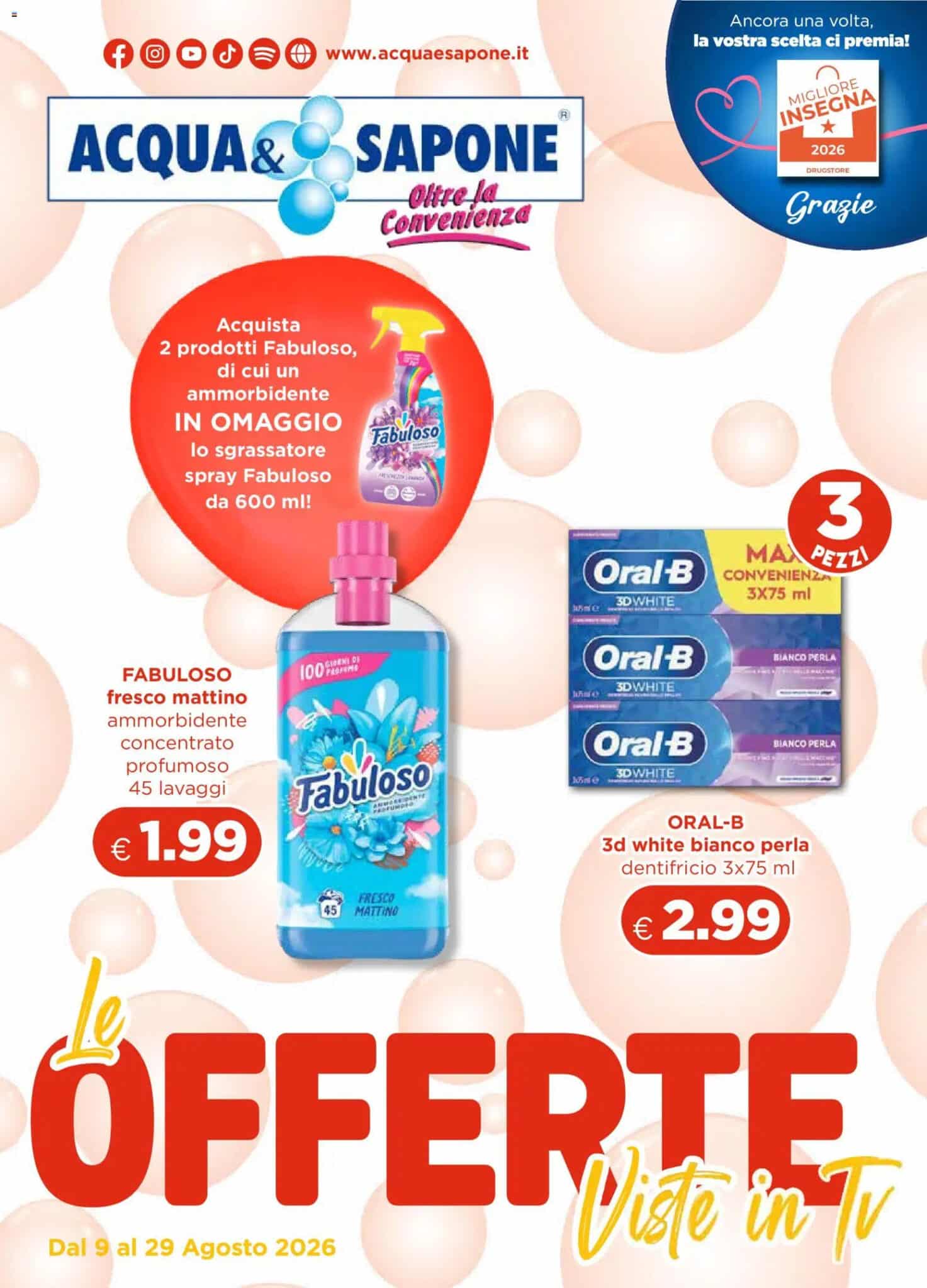Volantino Acqua & Sapone