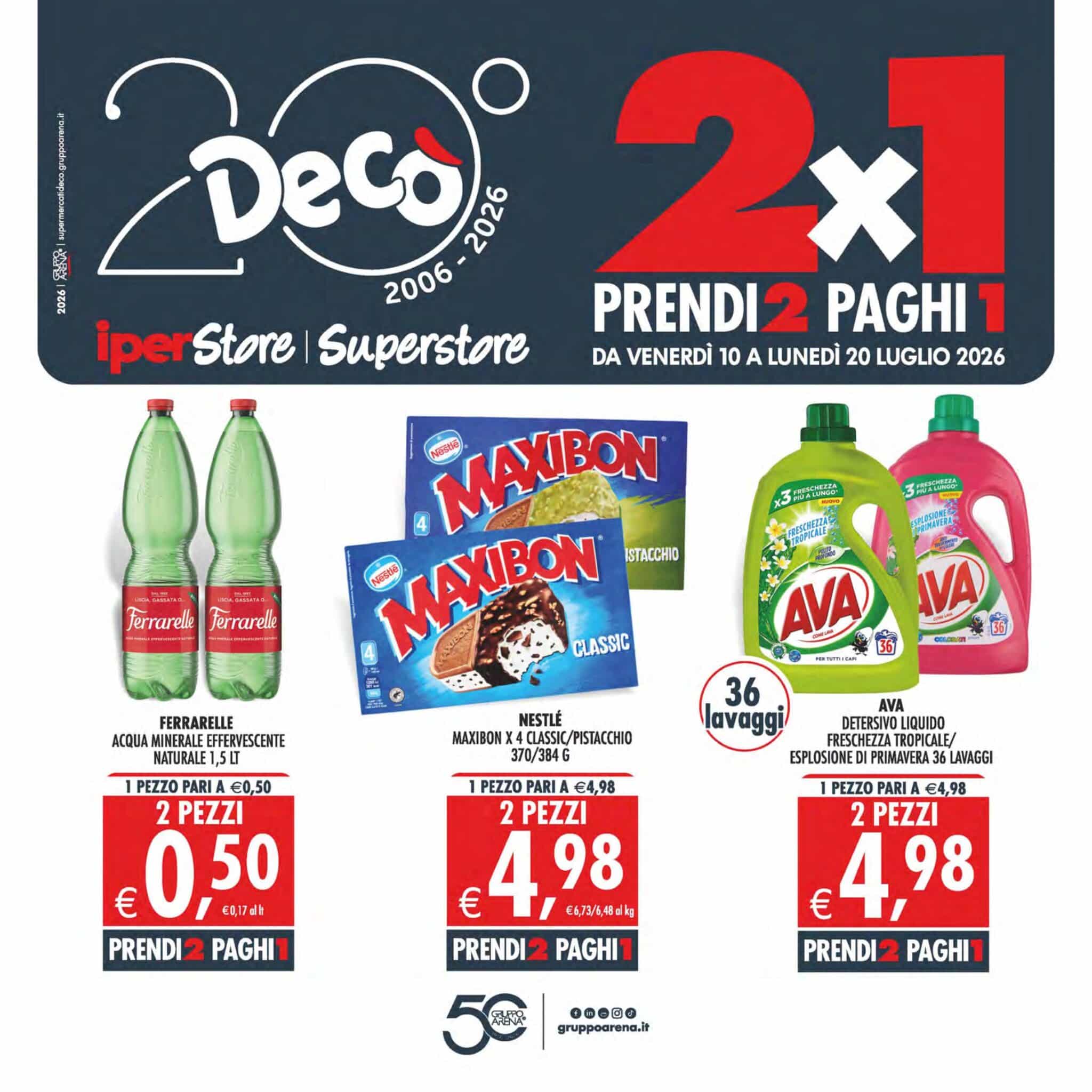 Volantino Decò SuperStore
