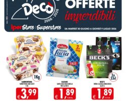 Volantino Decò SuperStore