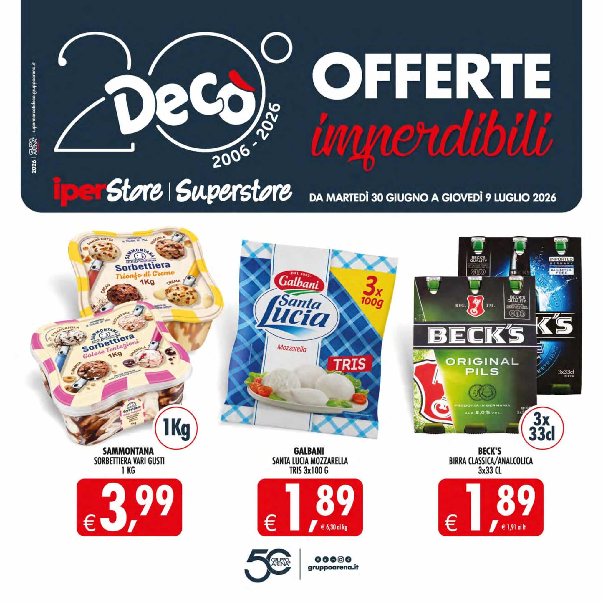 Volantino Decò SuperStore