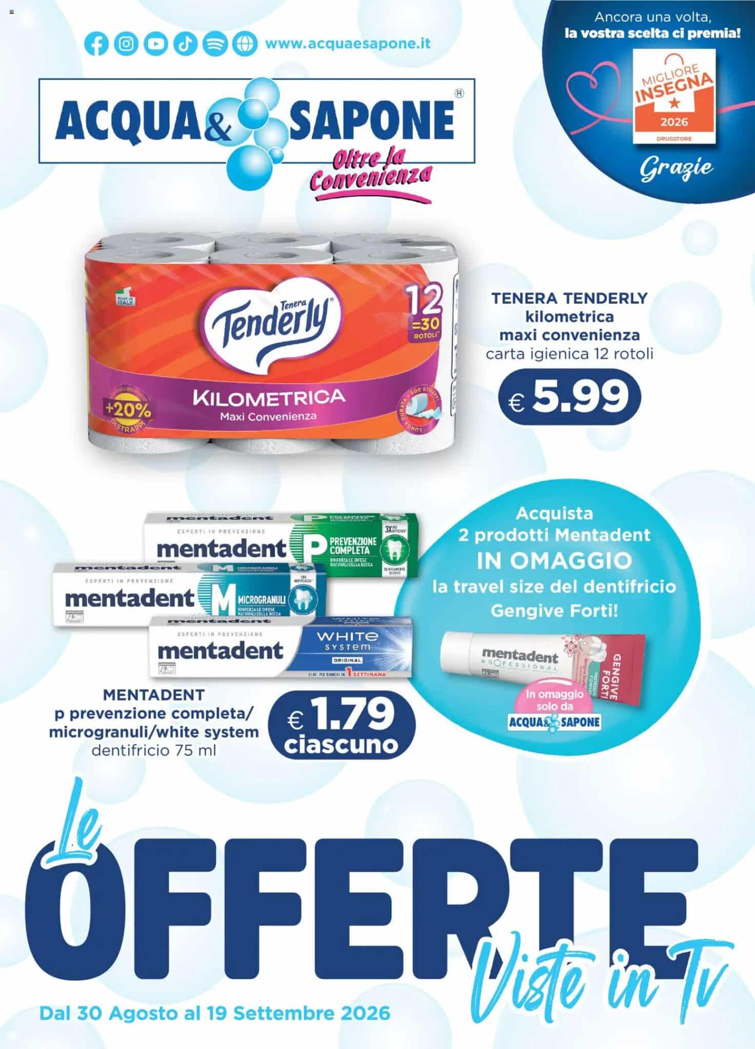Volantino Acqua & Sapone