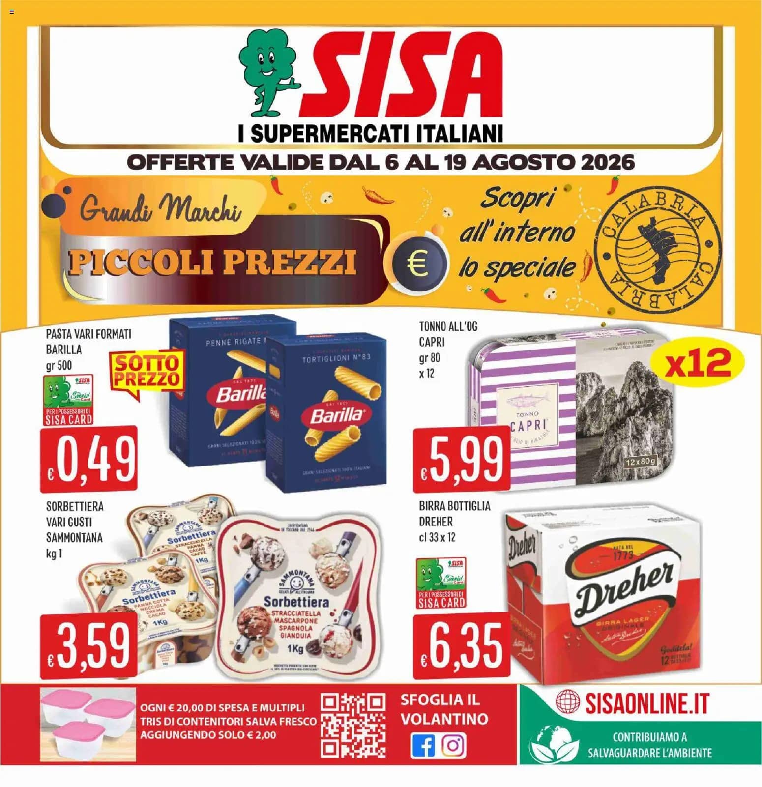 Volantino SISA