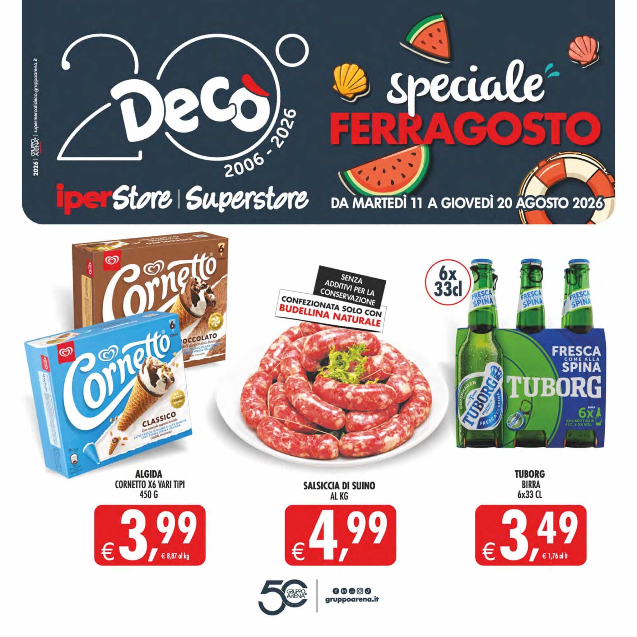 Volantino Decò SuperStore