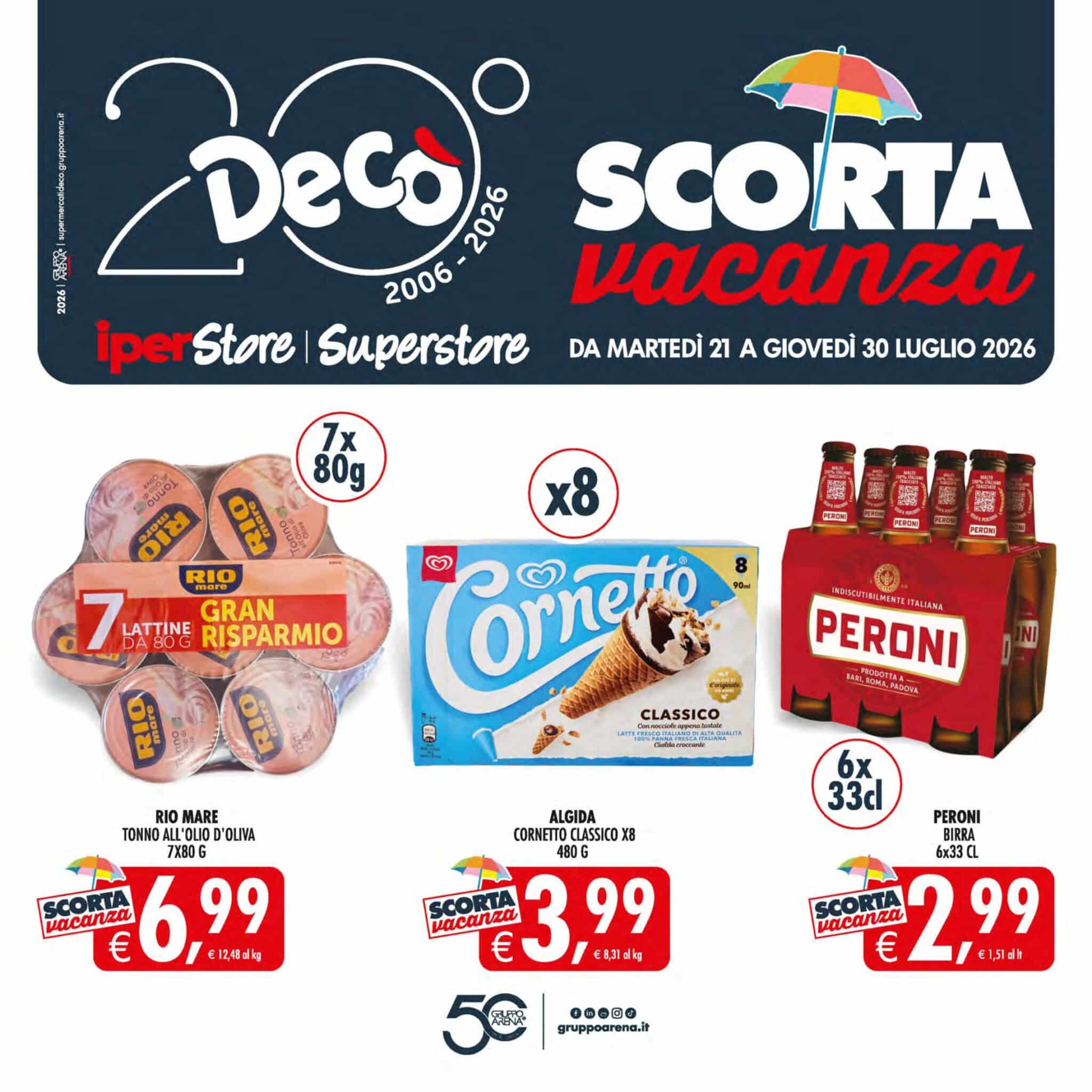 Volantino Decò SuperStore