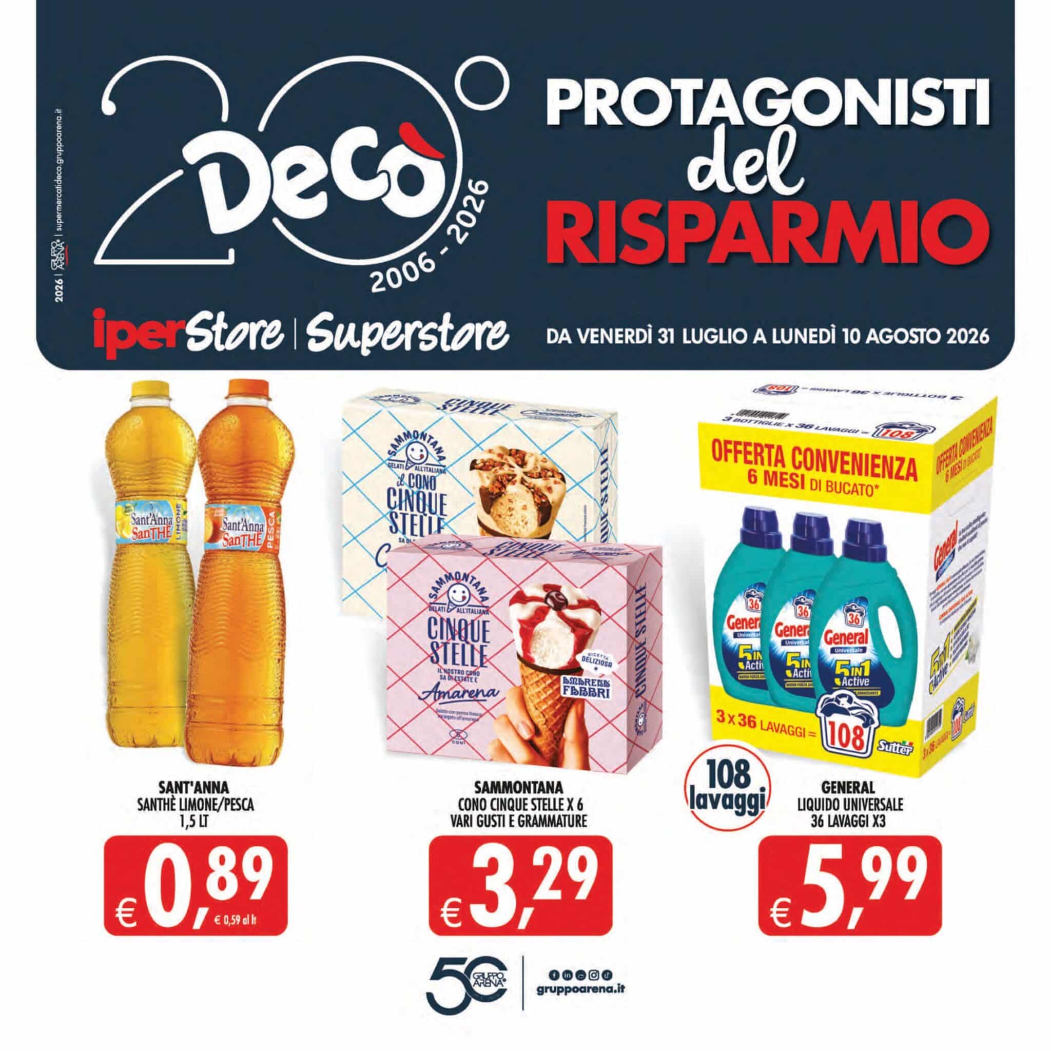 Volantino Decò SuperStore