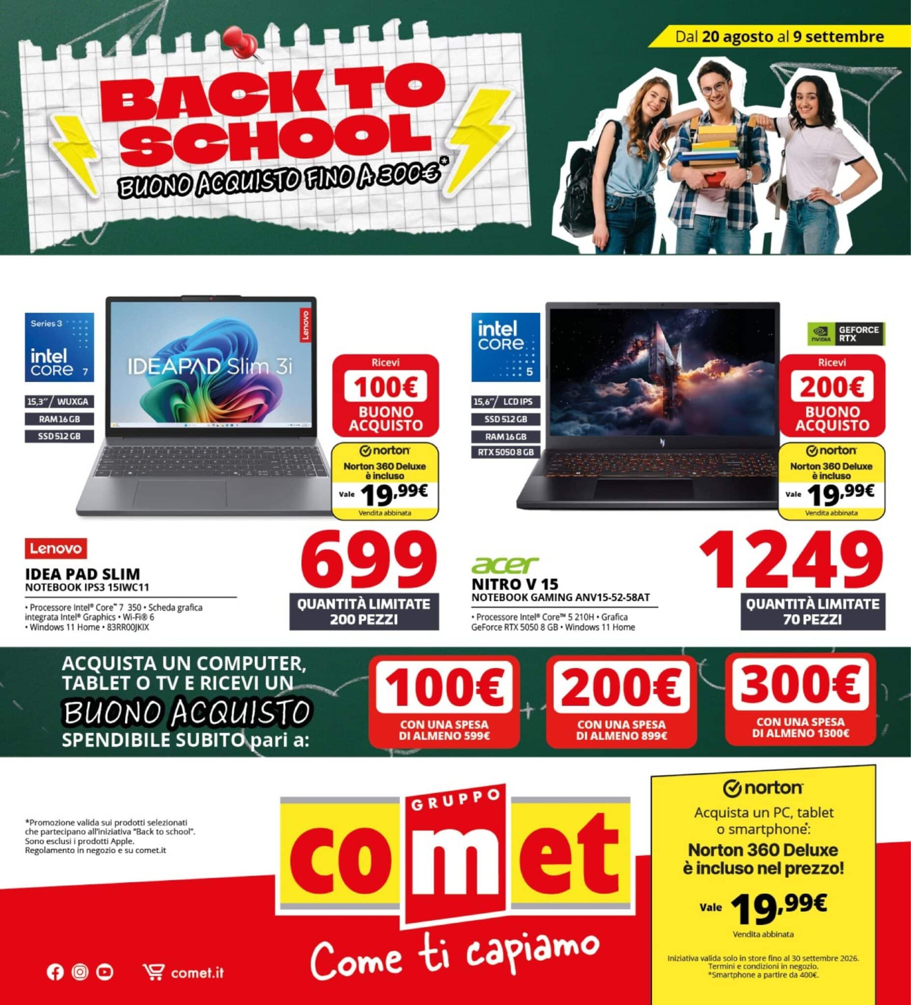 Volantino Comet