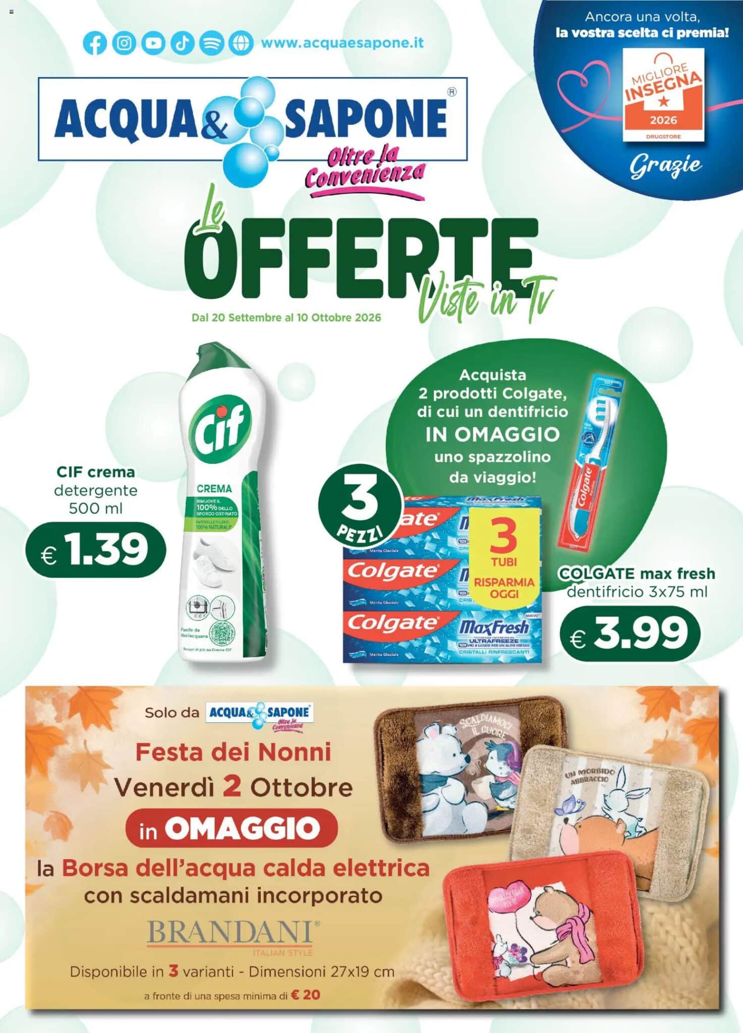 Volantino Acqua & Sapone