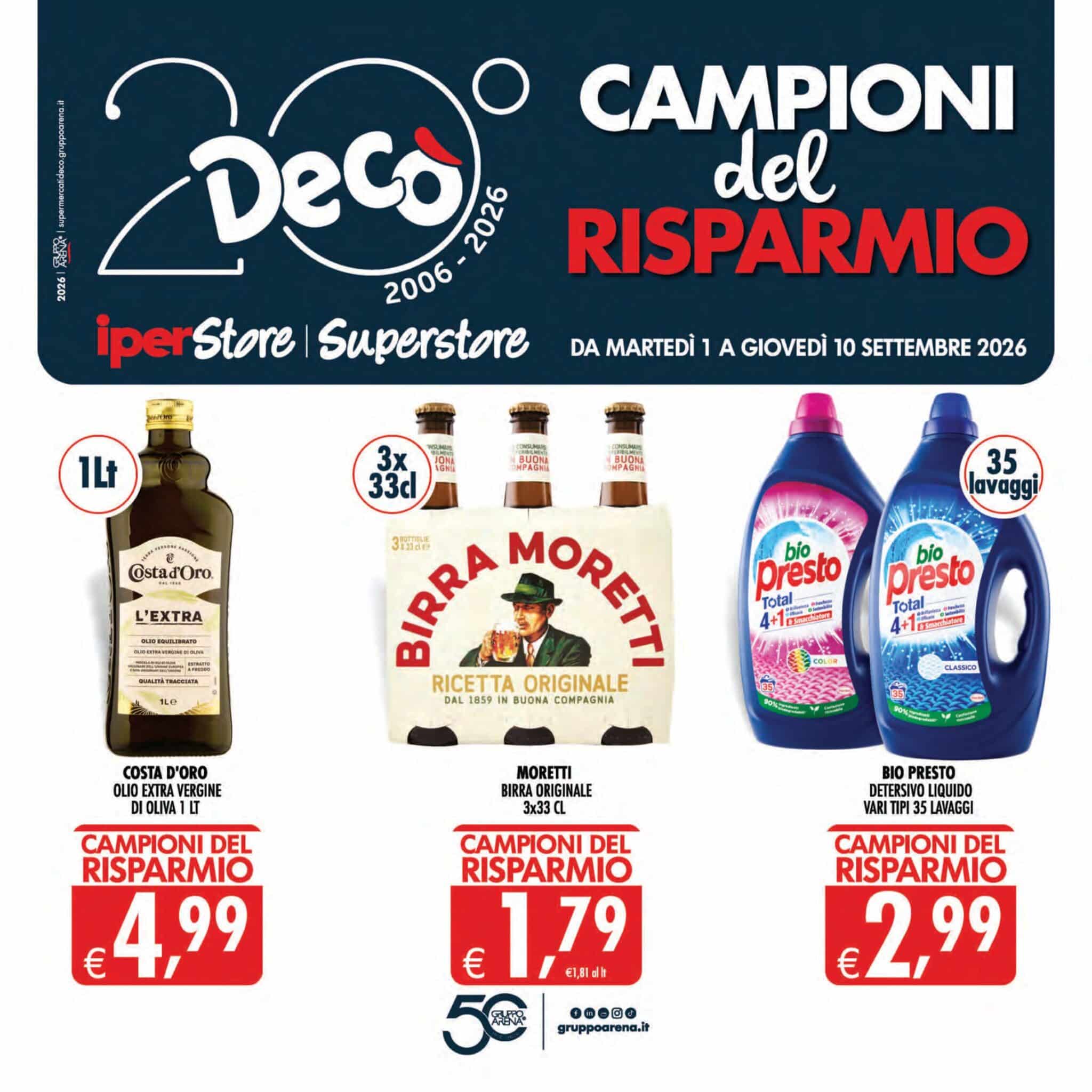 Volantino Decò SuperStore