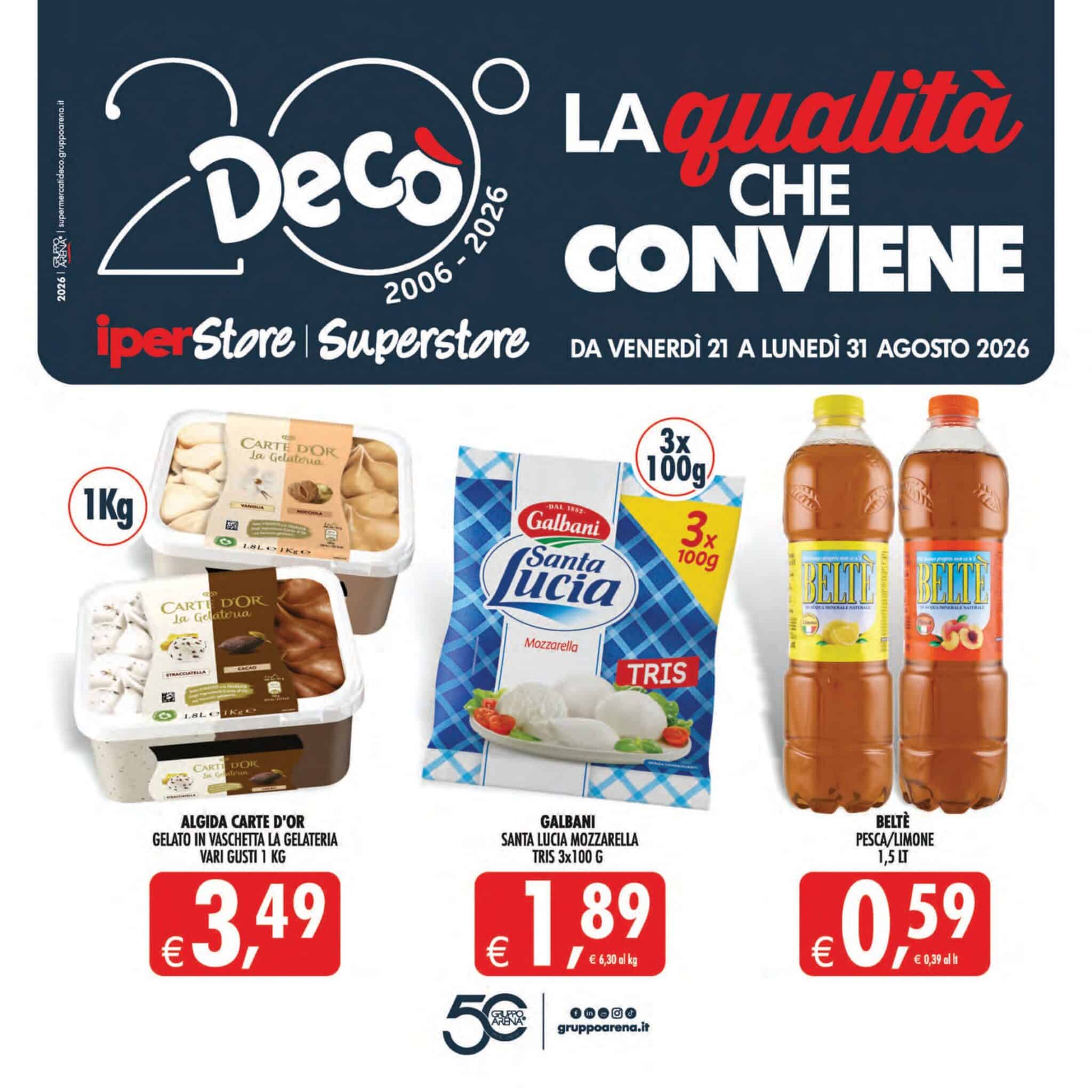 Volantino Decò SuperStore