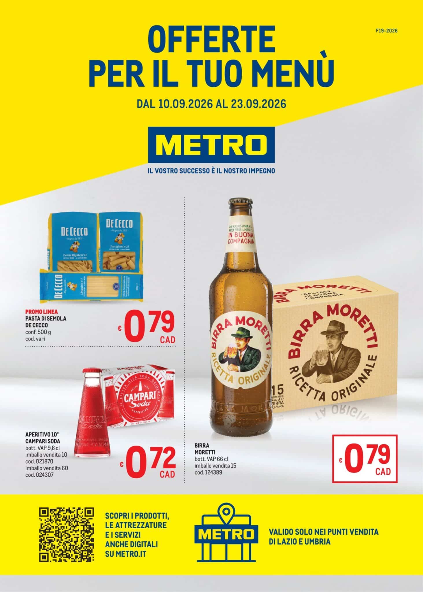 Volantino Metro