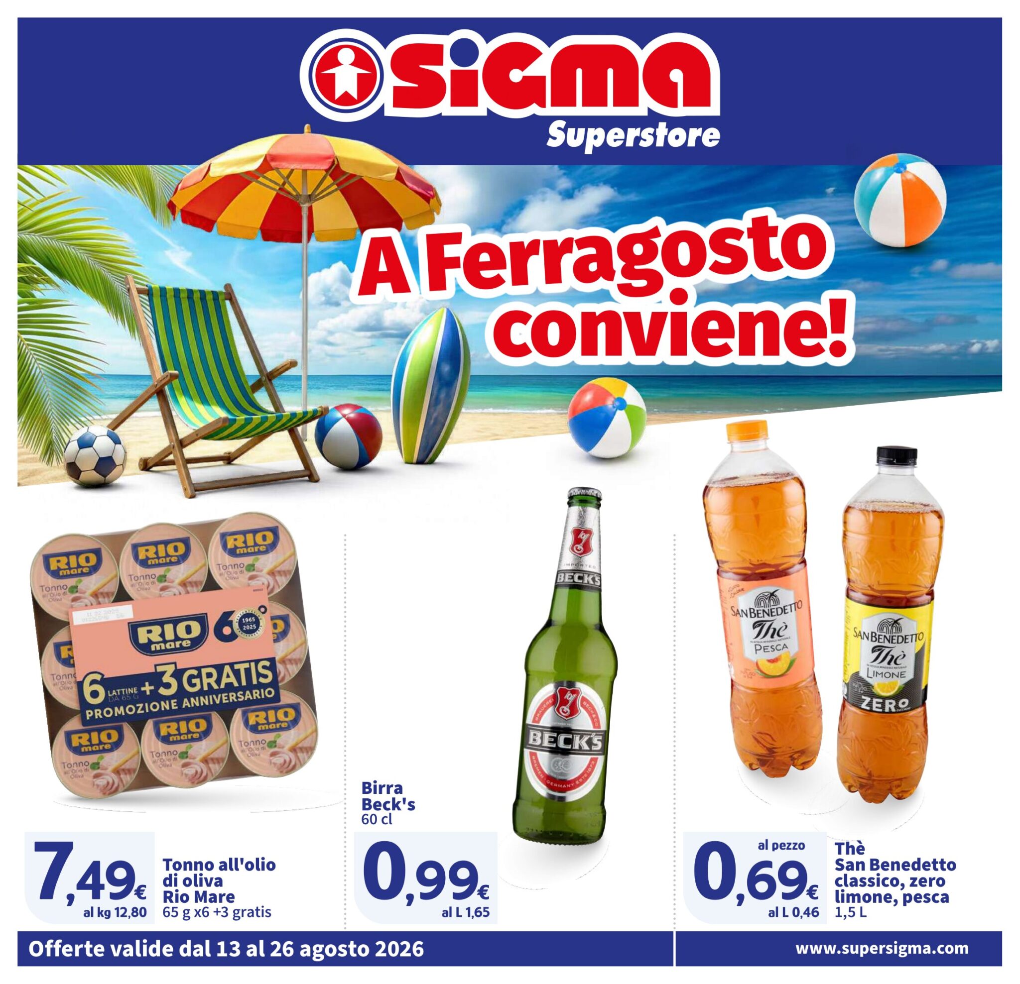Volantino Sigma Superstore