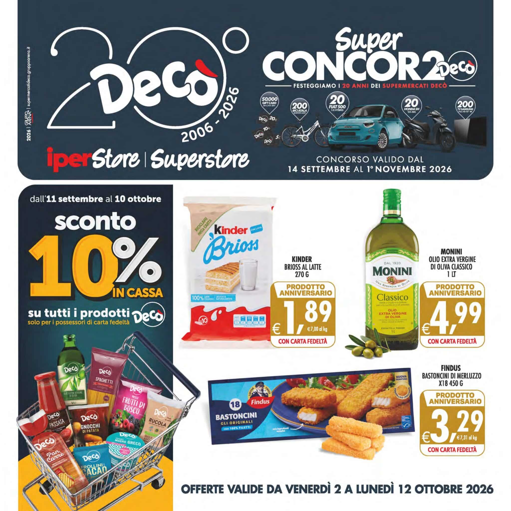 Volantino Decò SuperStore