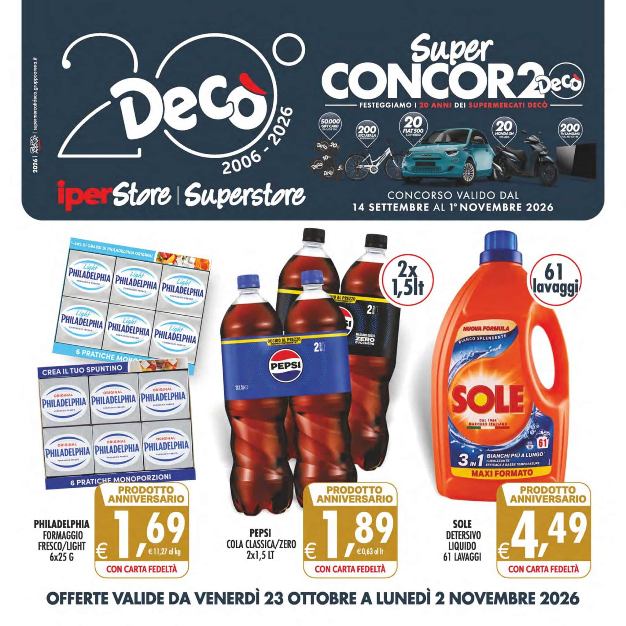 Volantino Decò SuperStore